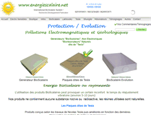 Tablet Screenshot of energiescalaire.net